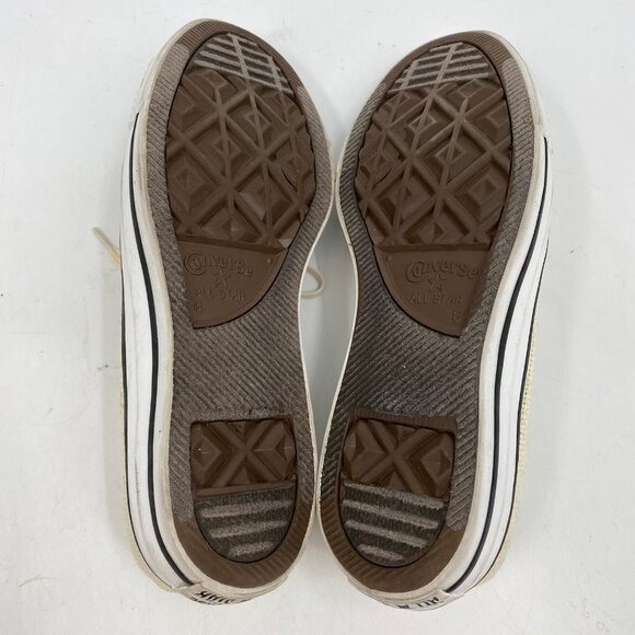 Converse Cream Woven Low Top Sneakers | Size 8 - Picture 6 of 8